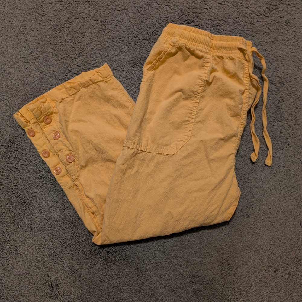 RagTop USA 100 Percent Cotton Orange Crop Pants